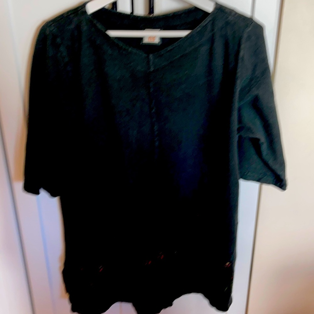 Barclays Blue Fish OS Cotton/Hemp Tee. Sz.1